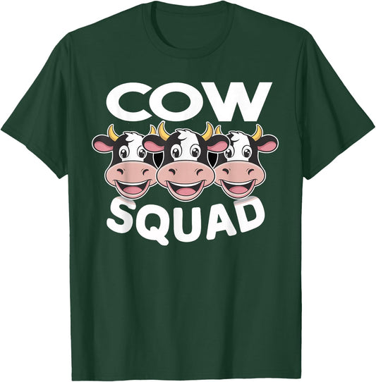 Cow Squad for Cow Lover Shirt | Cool Cow T-Shirt - T-Shirt | Forest