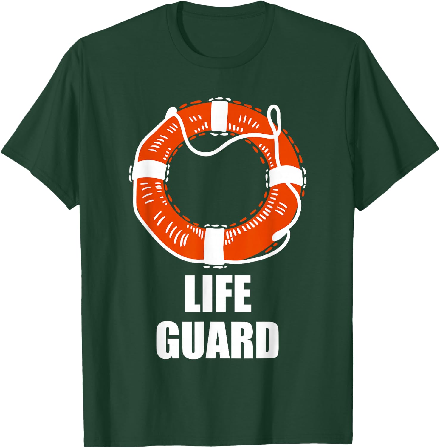 Lifebuoy Lifeguard Swimming Float T-Shirt - T-Shirt | Forest
