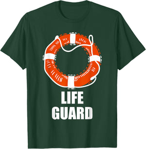 Lifebuoy Lifeguard Swimming Float T-Shirt - T-Shirt | Forest