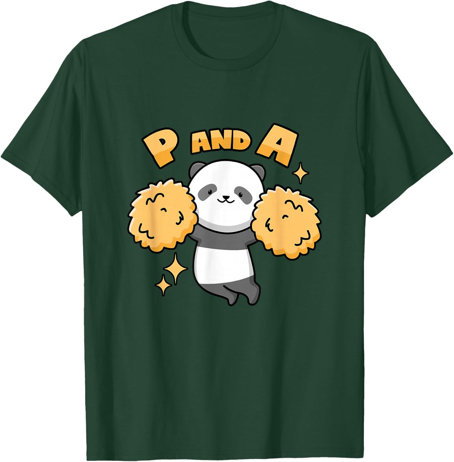 Panda Cheerleader Pun T-Shirt - T-Shirt | Forest