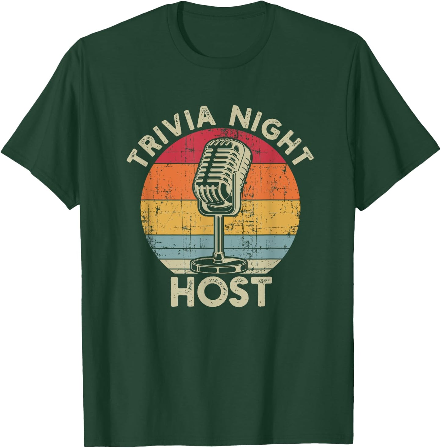 Trivia Night Host Game Night Funny Trivia T-Shirt - T-Shirt | Forest
