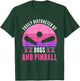 Easily Distracted by Pinball and Dogs Pinball Women Girls T-Shirt - T-Shirt | Forest