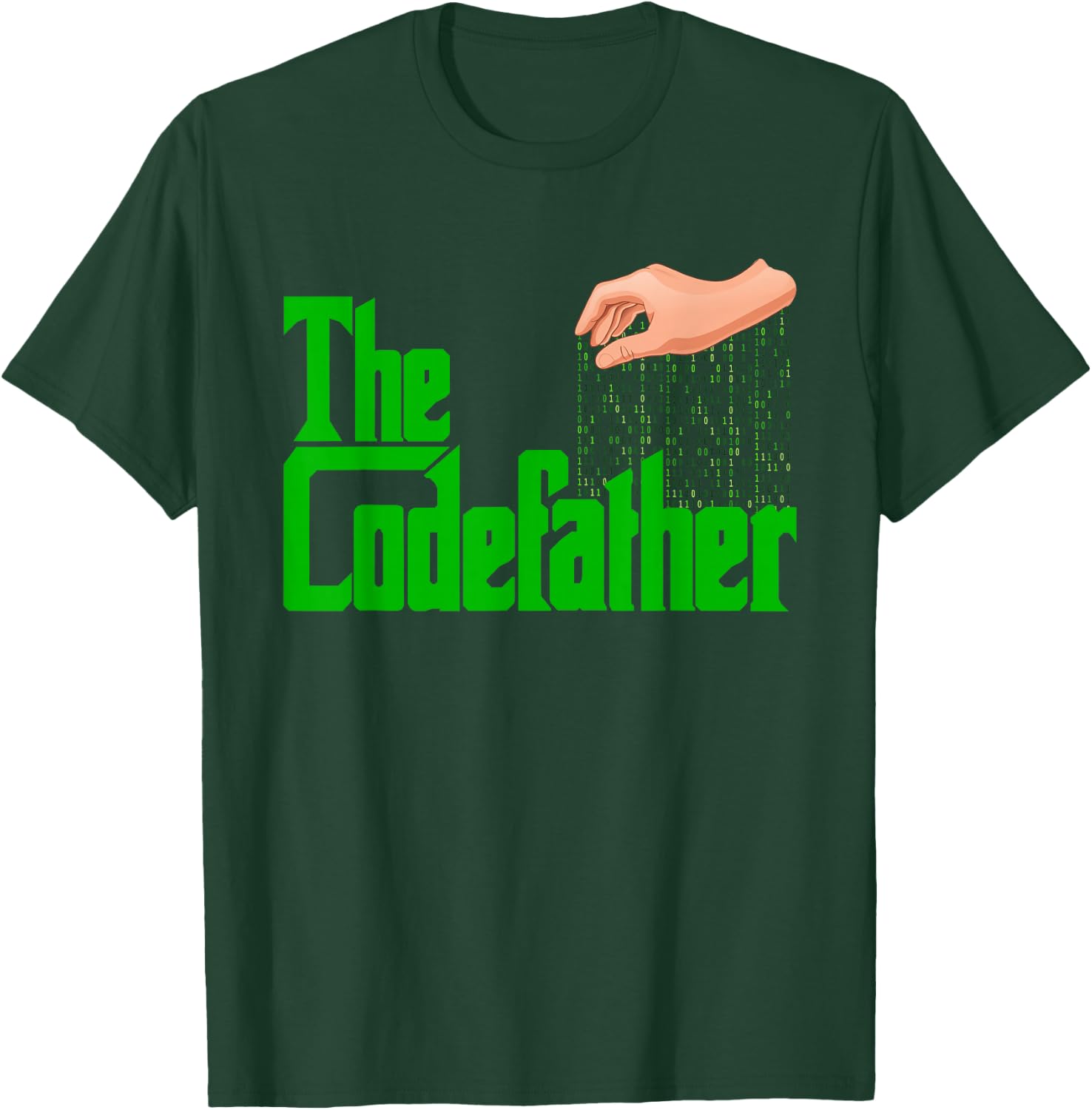 The Codefather - Design Programming Computer Science T-Shirt - T-Shirt | Forest