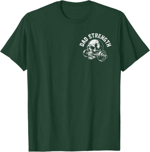 Working On My Dad BOD Strength Funny Gym Fitness (2 Sided) T-Shirt - T-Shirt | Forest