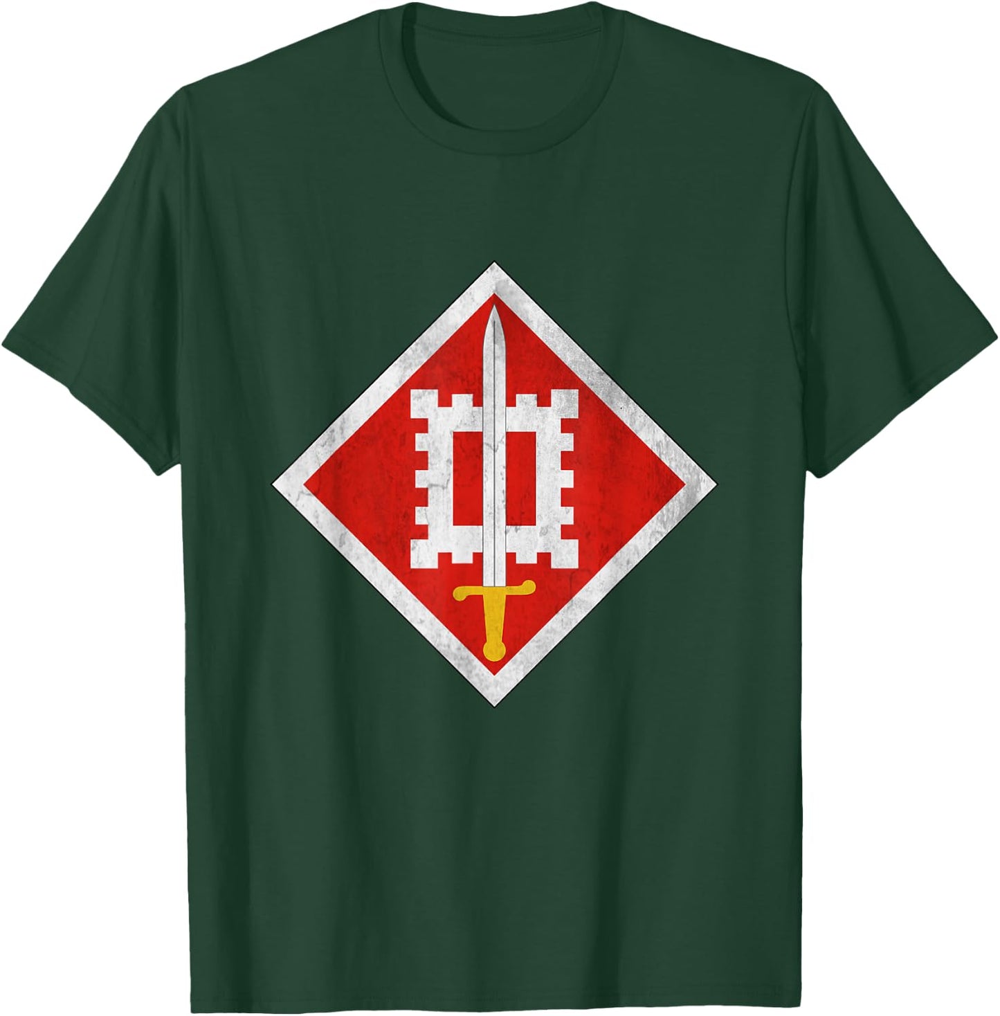 18th Engineer Brigade Combat Engineer Brigade Veteran Papa T-Shirt - T-Shirt | Forest