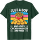 Chicken Nuggets and French Fries Boys Fast Food T-Shirt - T-Shirt | Forest