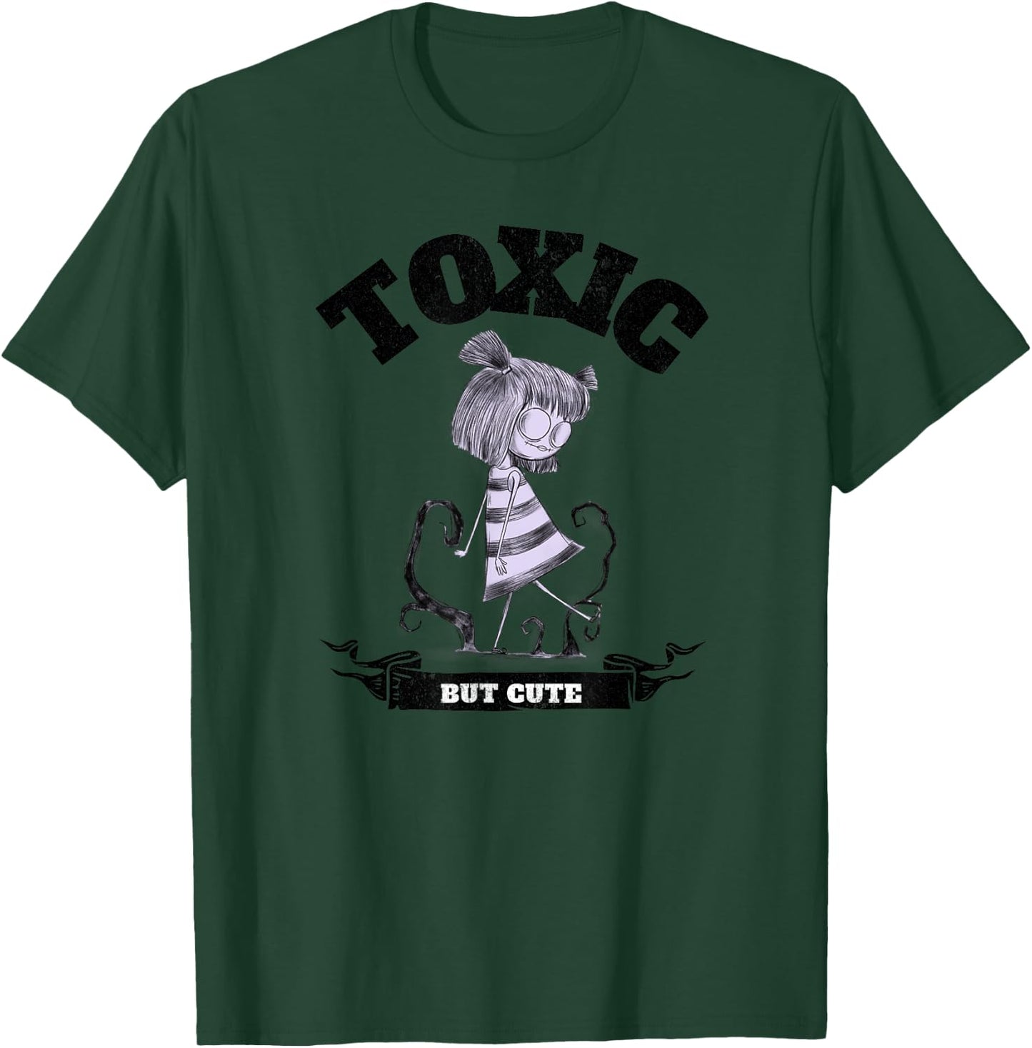 Toxic but cute creepy funny Halloween graphic T-Shirt - T-Shirt | Forest