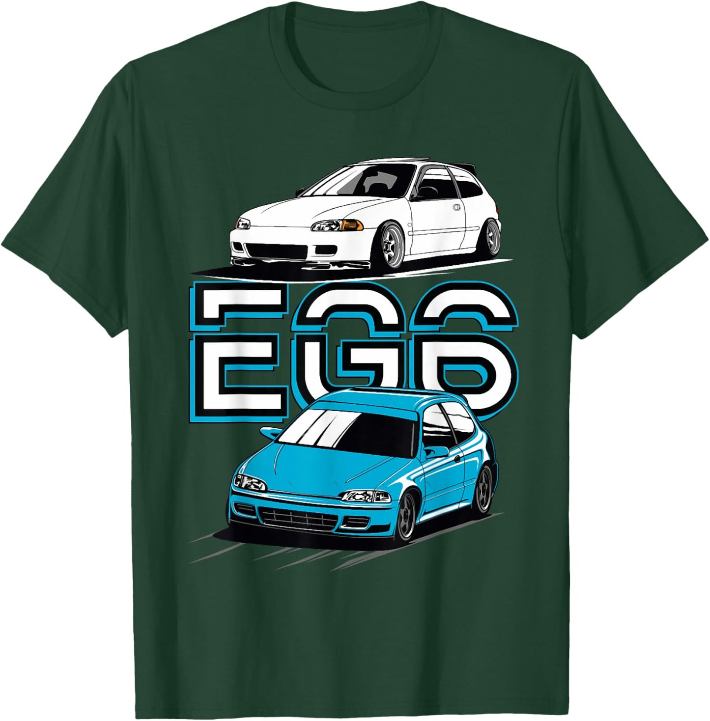 Civic eg6 Japanese car T-Shirt - T-Shirt | Forest