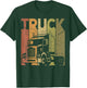 Truck Driver Vintage Trucker Retro Trucking T-Shirt - T-Shirt | Forest
