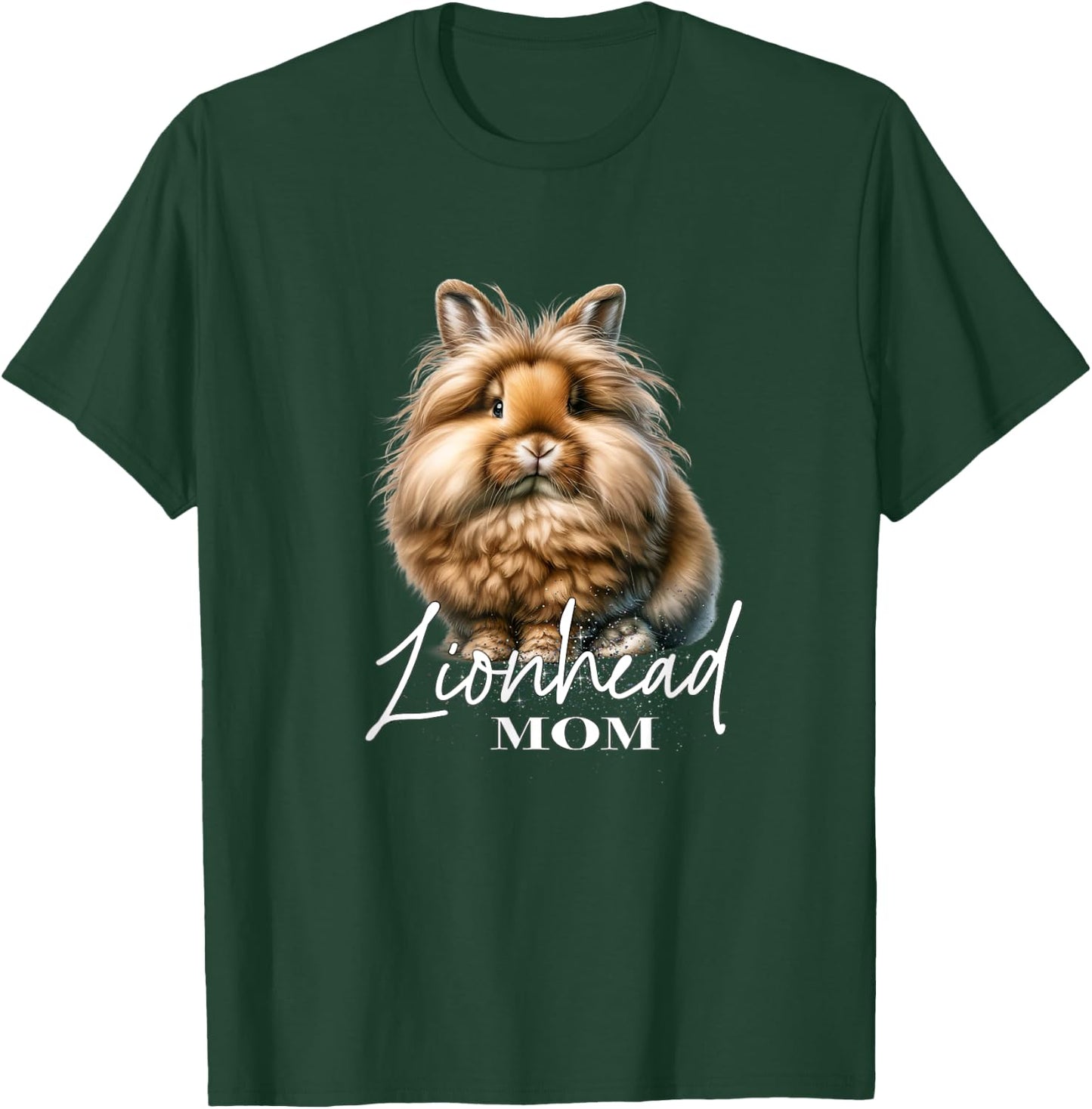 Lionhead Rabbit Mom T-Shirt - T-Shirt | Forest