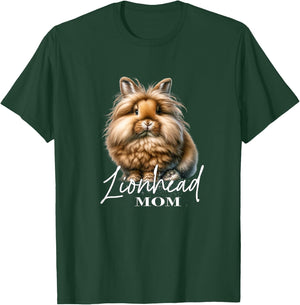 Lionhead Rabbit Mom T-Shirt - T-Shirt | Forest