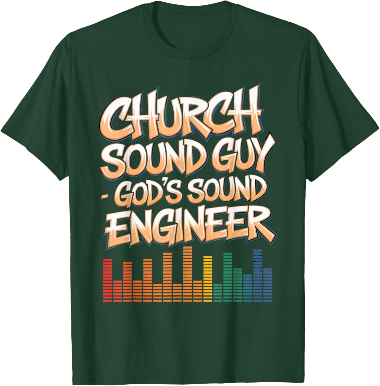 Church Sound Guy Recording Technician Church Sound Engineer T-Shirt - T-Shirt | Forest