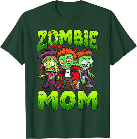 Zombie Mom Halloween Costume Family Matching T-Shirt - T-Shirt | Forest