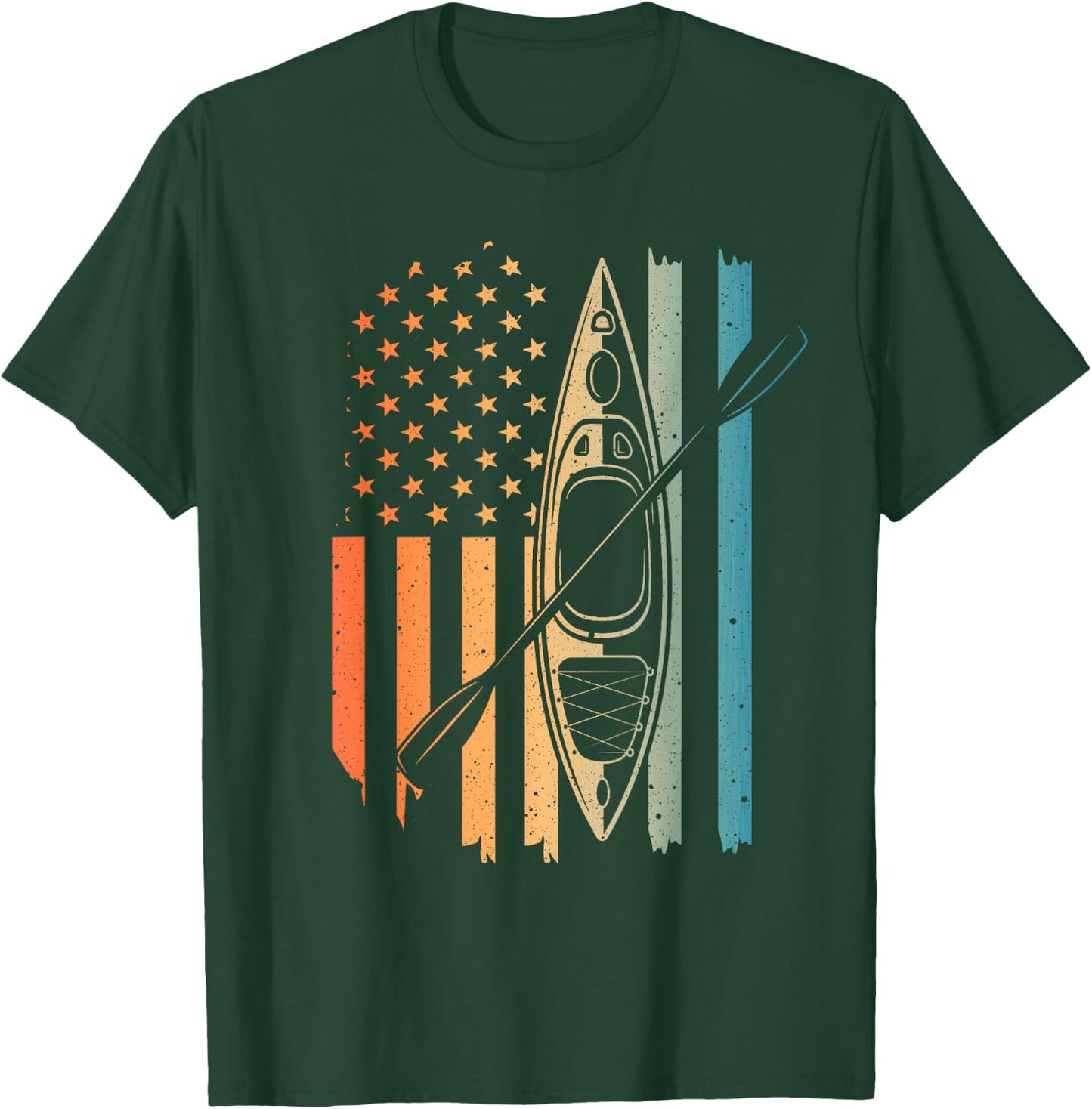 Best Kayak Design Women Kids Kayaking Kayaker Kayak T-Shirt - T-Shirt | Forest