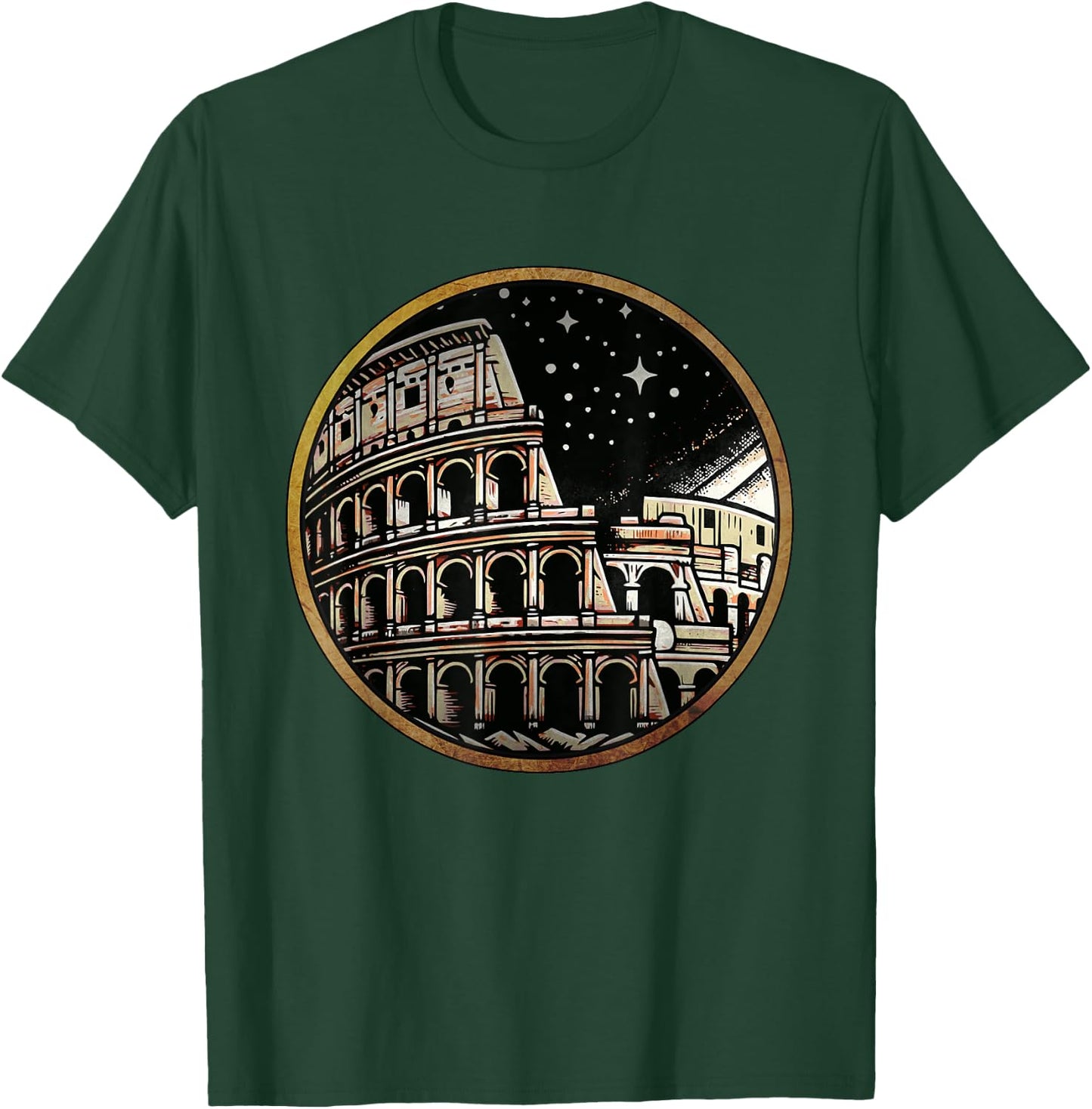 Roman Empire Colosseum of Ancient Rome T-Shirt - T-Shirt | Forest
