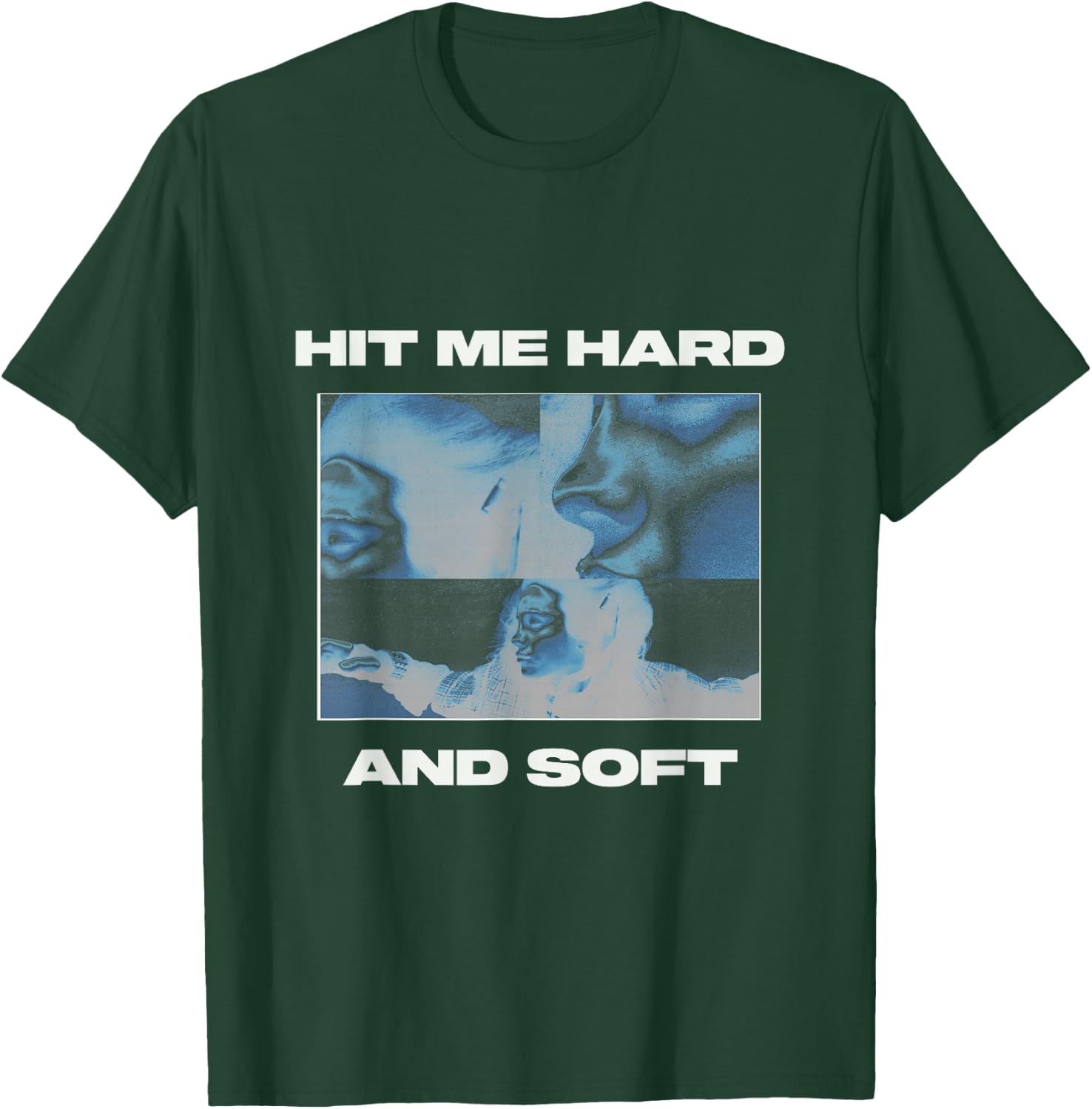 Official Billie Eilish HIT ME HARD AND SOFT Inverted Red T-Shirt - T-Shirt | Forest