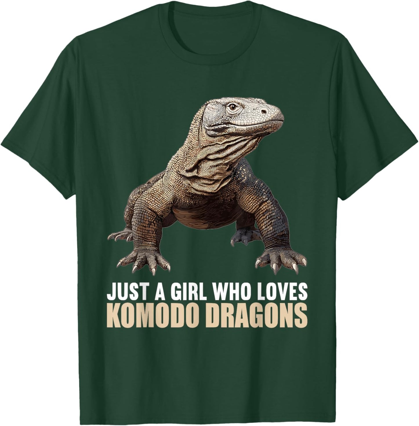 Just a Girl who loves Komodo Dragons. Komodo Dragon T-Shirt - T-Shirt | Forest