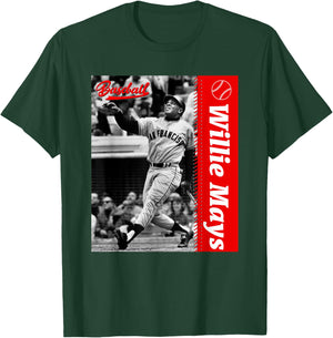 Willie Mays_Baseball_077 T-Shirt - T-Shirt | Forest
