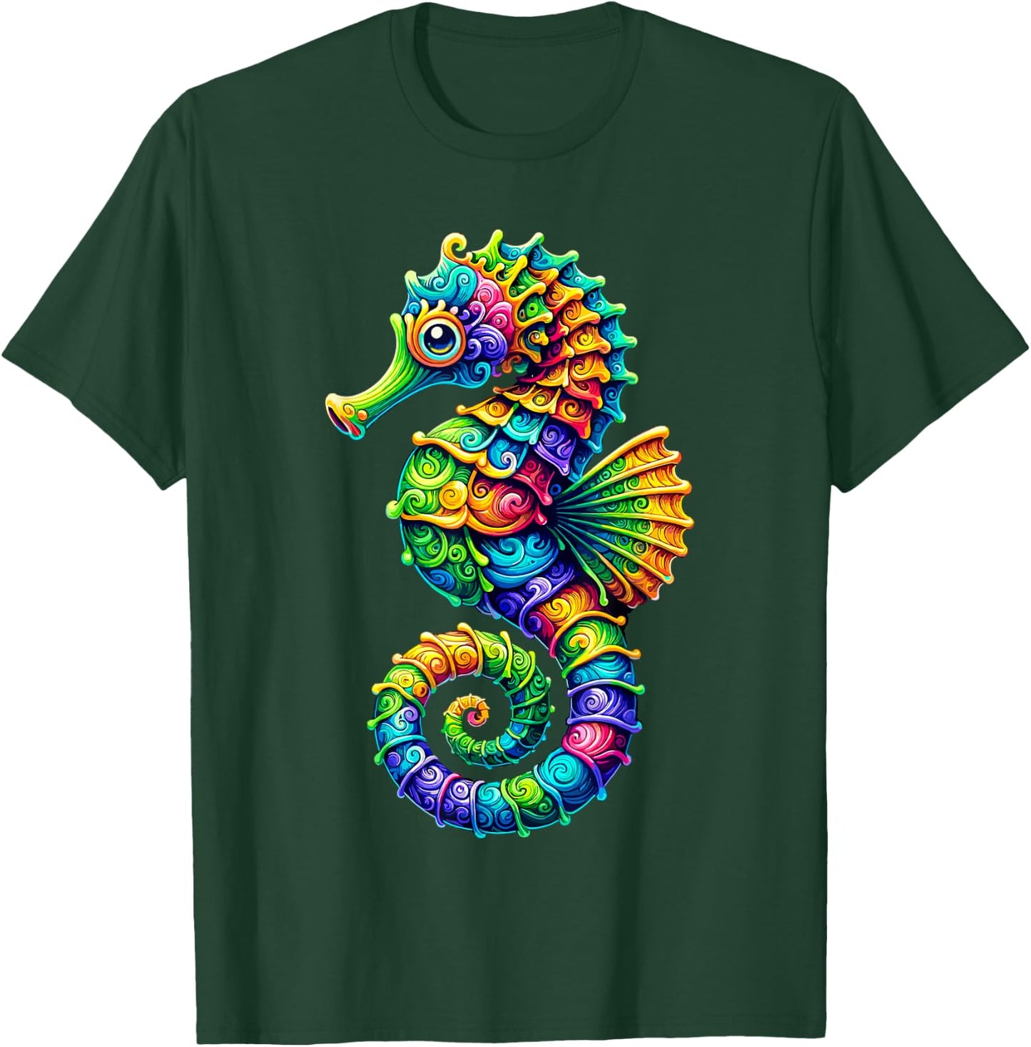 Seahorse Ocean T-Shirt - T-Shirt | Forest