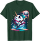 Disco Ball Guitar Narwhal T-Shirt - T-Shirt | Forest
