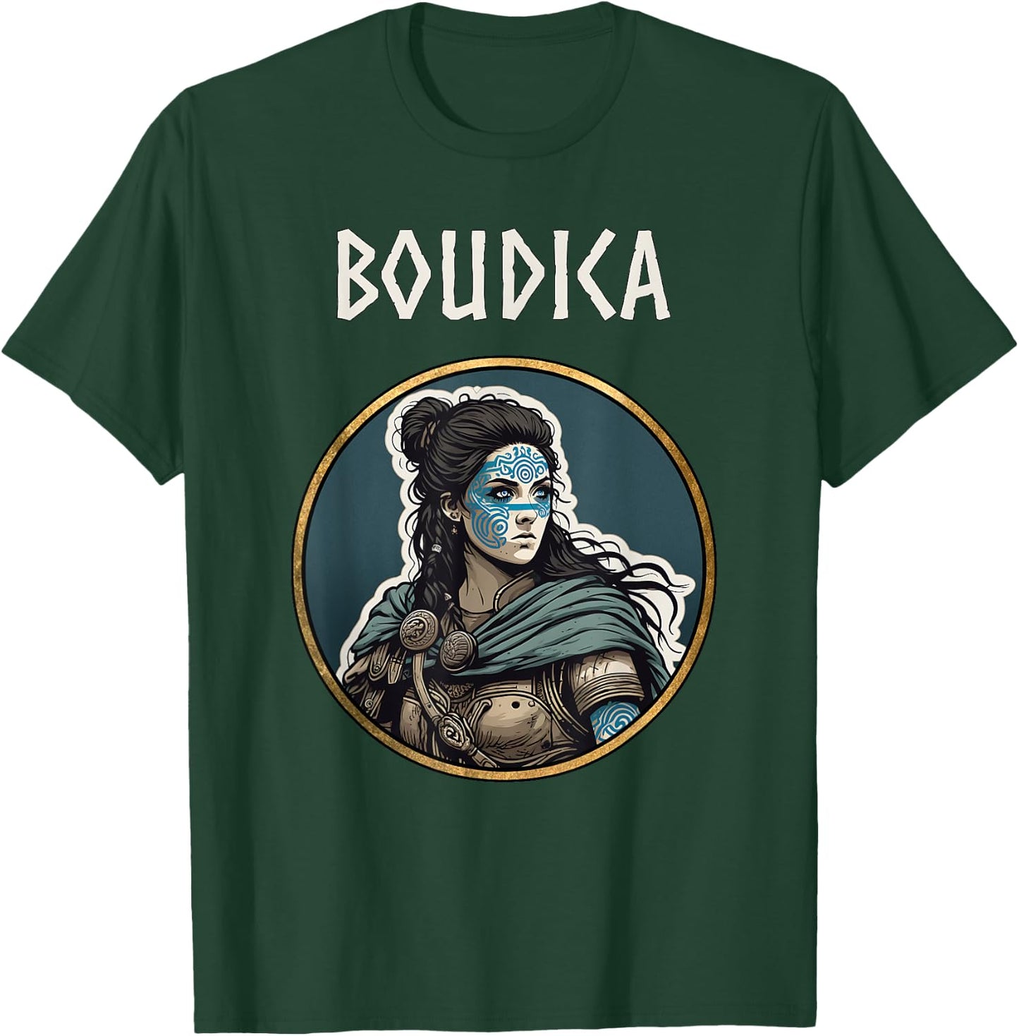 Boudica Queen of the Iceni Ancient Britain History T-Shirt - T-Shirt | Forest
