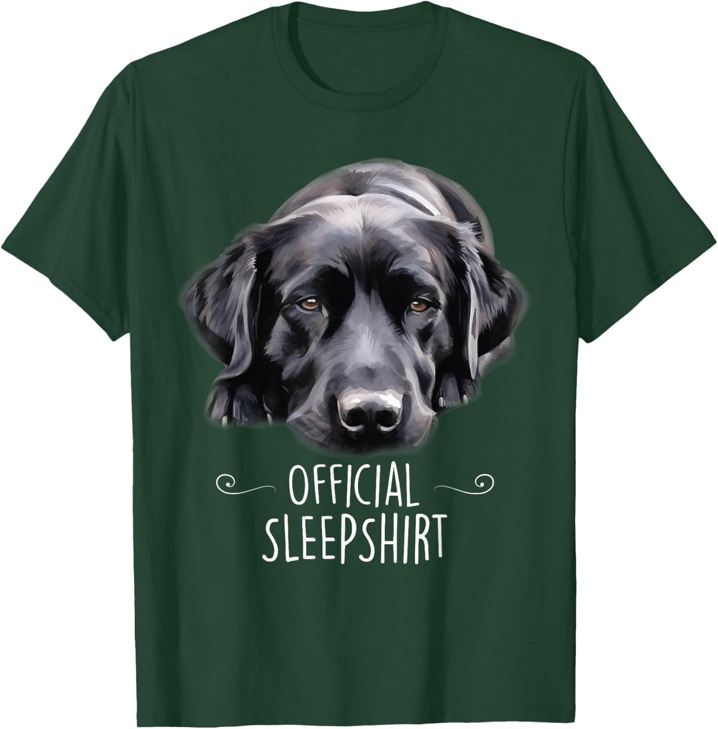 Sleeping Labrador Dog Official Sleep Lab Funny Women Kids T-Shirt - T-Shirt | Forest