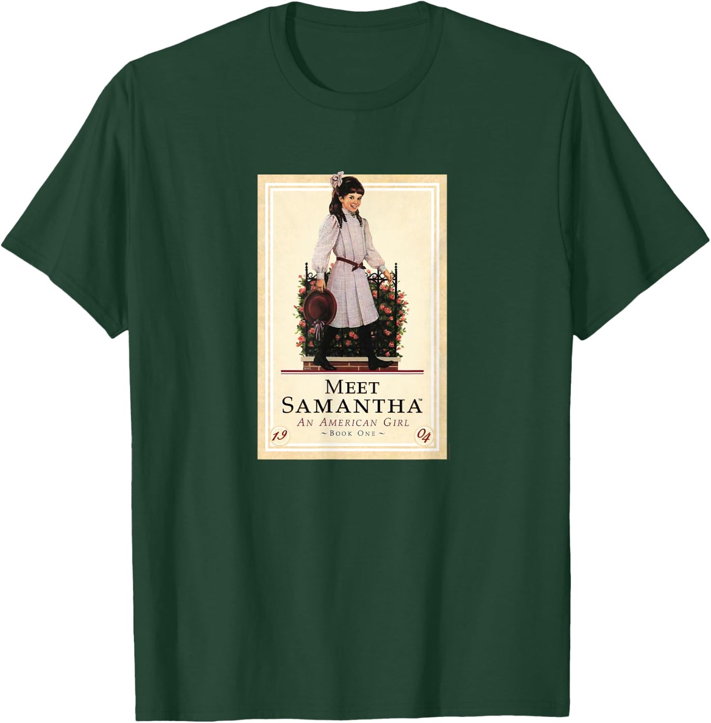 American Girl - Meet Samantha Book Cover T-Shirt - T-Shirt | Forest