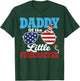 Daddy of The Little Firecracker 4th of July Dad Father T-Shirt - T-Shirt | Forest