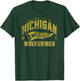 University of Michigan Wolverines U of M Spirit Pennant T-Shirt - T-Shirt | Forest