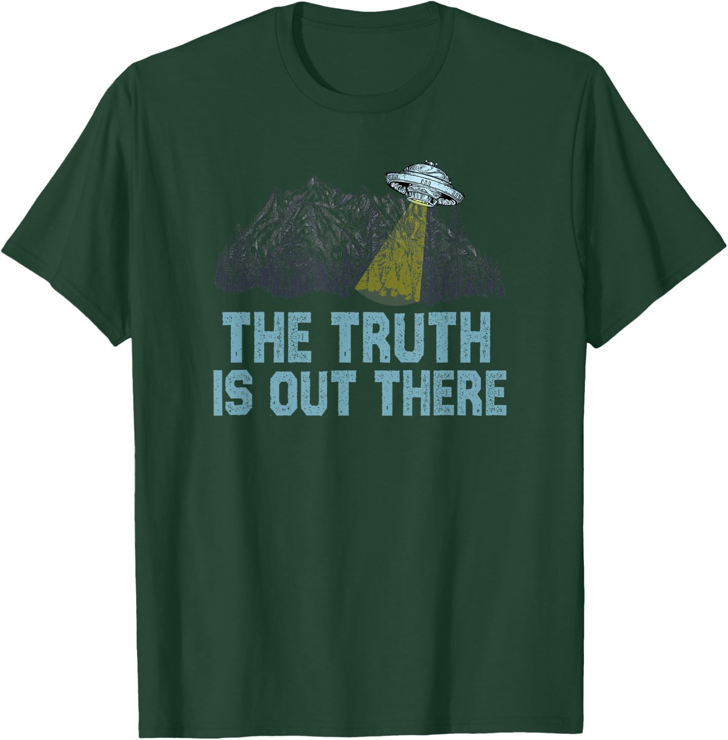 Truth is Out There ufo alien space graphic for sci-fi geek T-Shirt - T-Shirt | Forest