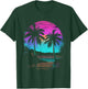 Retro Vintage Sunset Palm Tree T-Shirt - T-Shirt | Forest