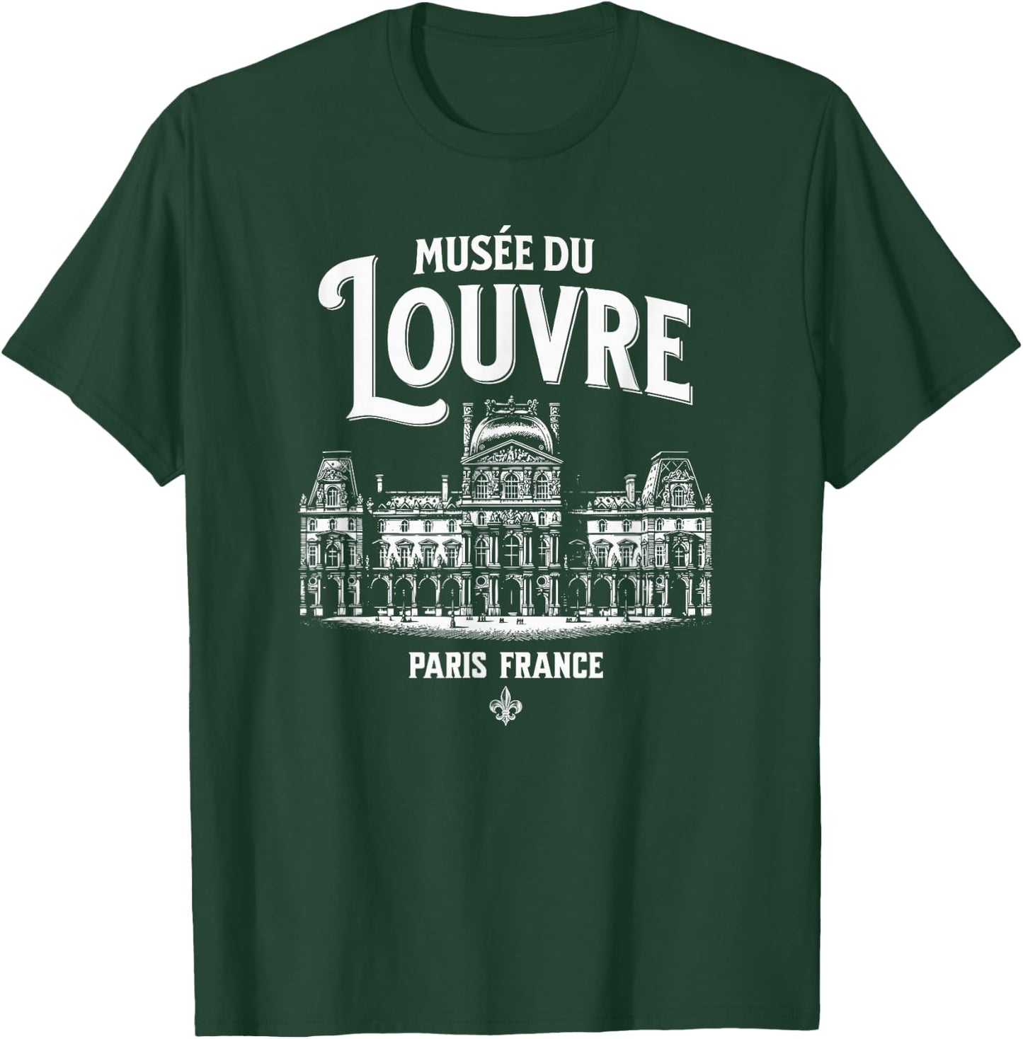 Vintage Musée du Louvre Paris France T-Shirt - T-Shirt | Forest