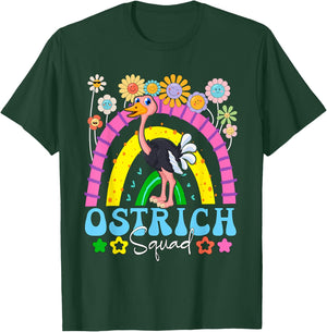 Ostrich Costume Squad Matching Animal Lover Kids Toddler T-Shirt - T-Shirt | Forest