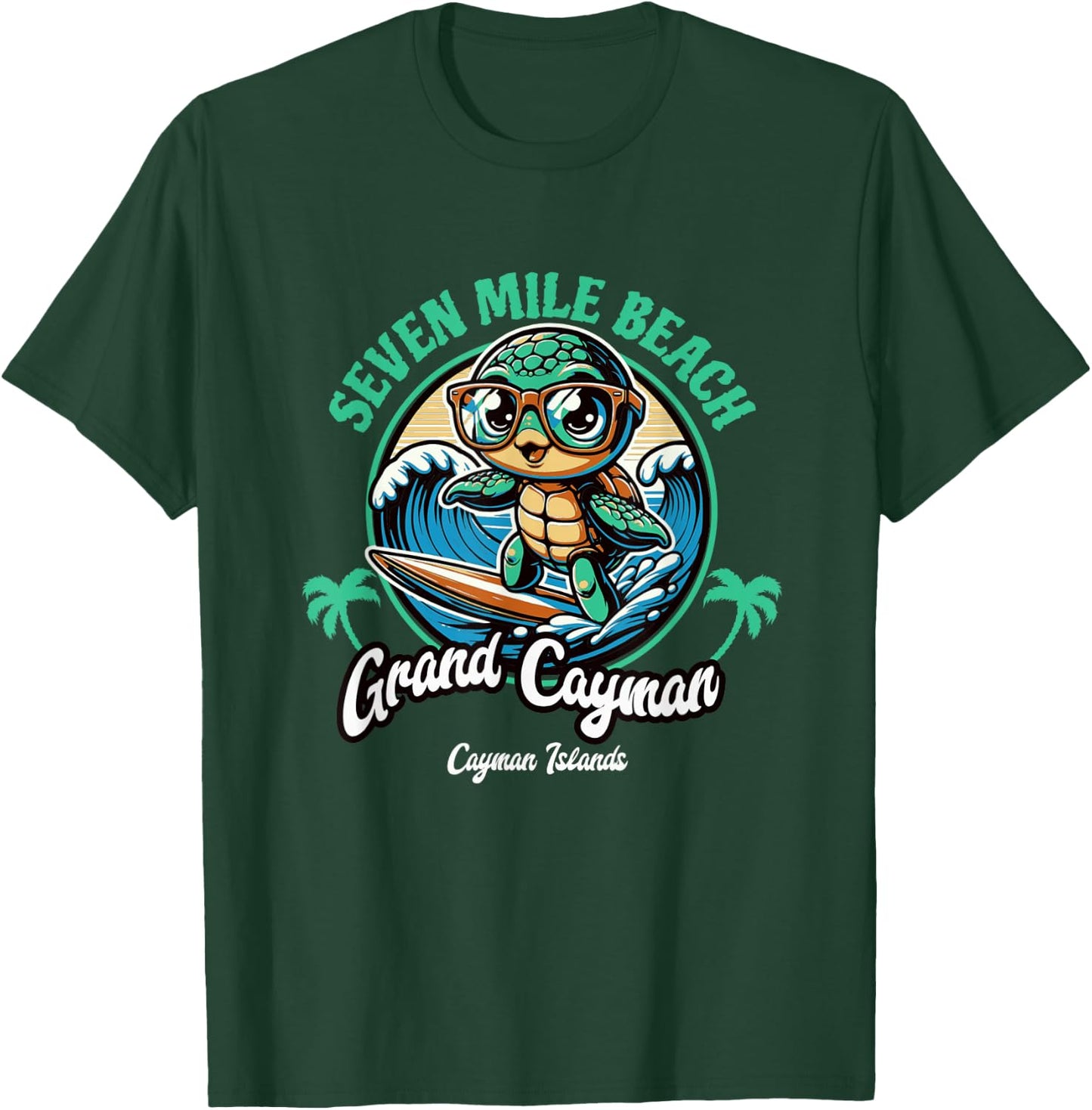 Grand Cayman Seven Mile Beach Cayman Islands Kids T-Shirt - T-Shirt | Forest