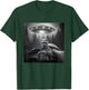 Turtle Selfie With UFO - Funny Tortoise Graphic Alien Lover T-Shirt - T-Shirt | Forest