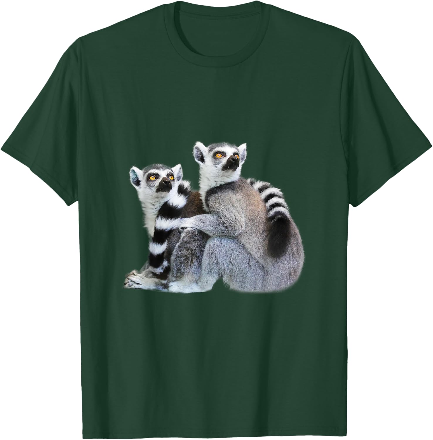 Lemur Lemuren Design Men Women Gift T-Shirt - T-Shirt | Forest