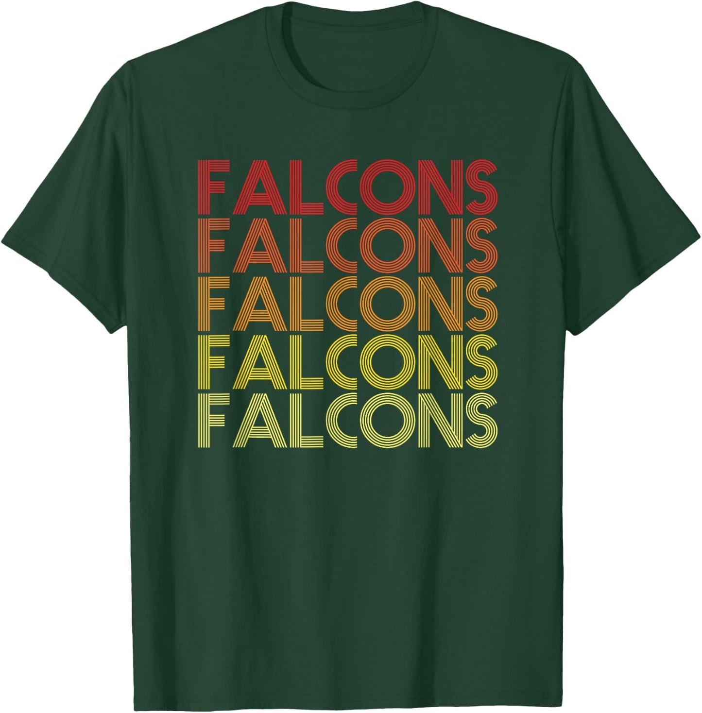 Retro Vintage Falcons T-Shirt - T-Shirt | Forest