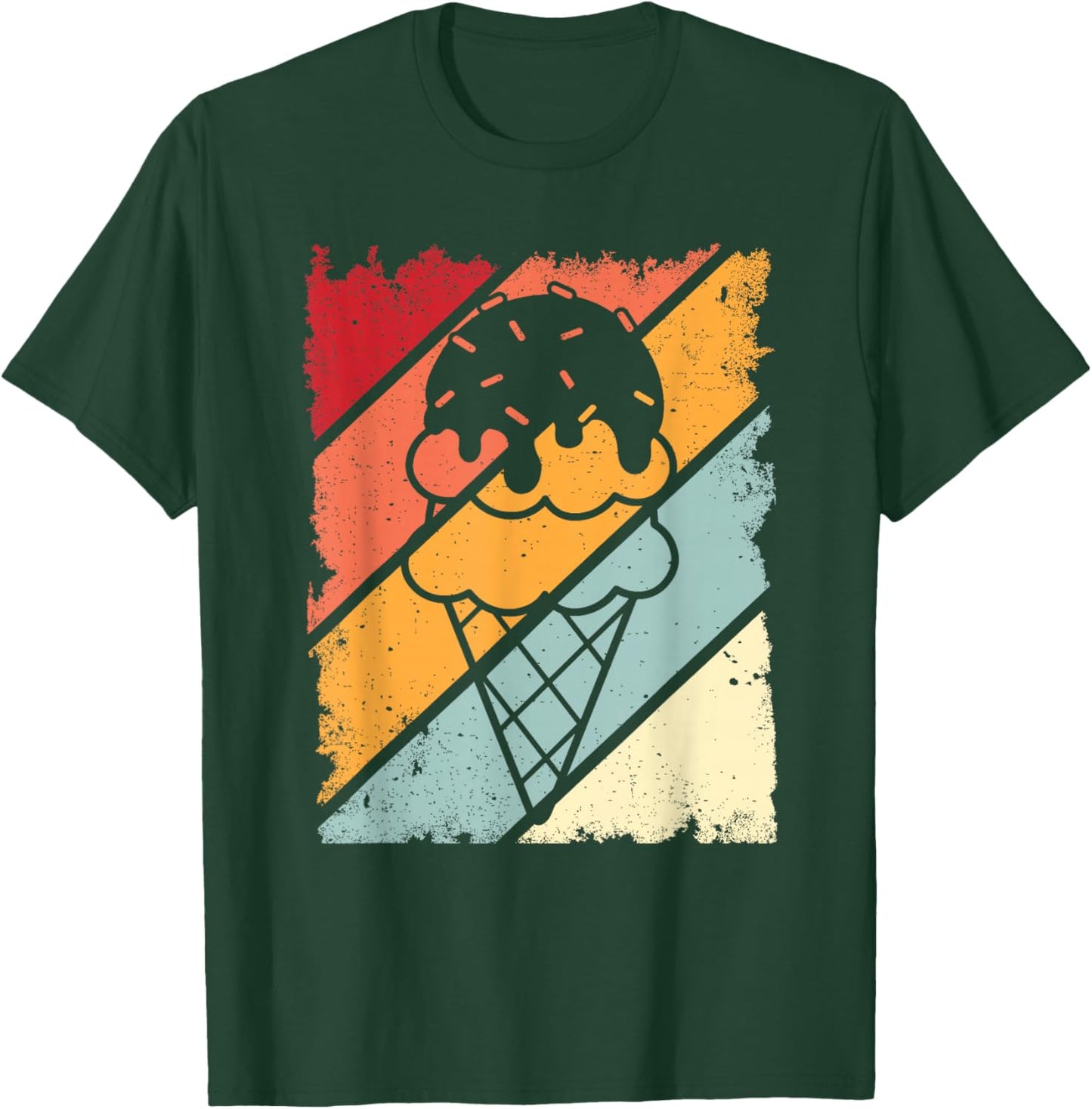 Funny Ice Cream with Sprinkles Women Kids Ice Cream T-Shirt - T-Shirt | Forest
