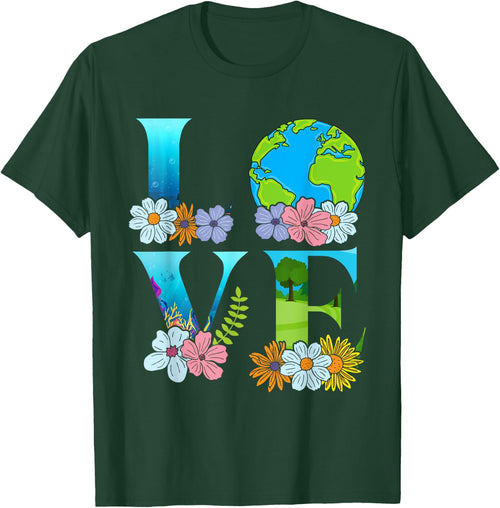 Love World Earth Day 2026 Planet Women Kids
