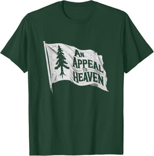 4th of July An Appeal To Heaven Flag Pine Tree Flag T-Shirt - T-Shirt | Forest