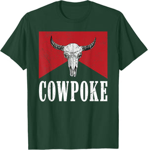 Western Cowpoke, I'm Just a Cowpoke In The Big Rodeo Retro T-Shirt - T-Shirt | Forest