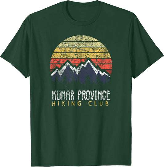 American Marauder: Afghanistan Camping Kunar Hiking Club T-Shirt - T-Shirt | Forest
