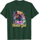 Horse Girl Flower Graphic T-Shirt - T-Shirt | Forest