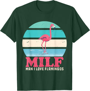 I Love Flamingos Vintage T-Shirt - T-Shirt | Forest
