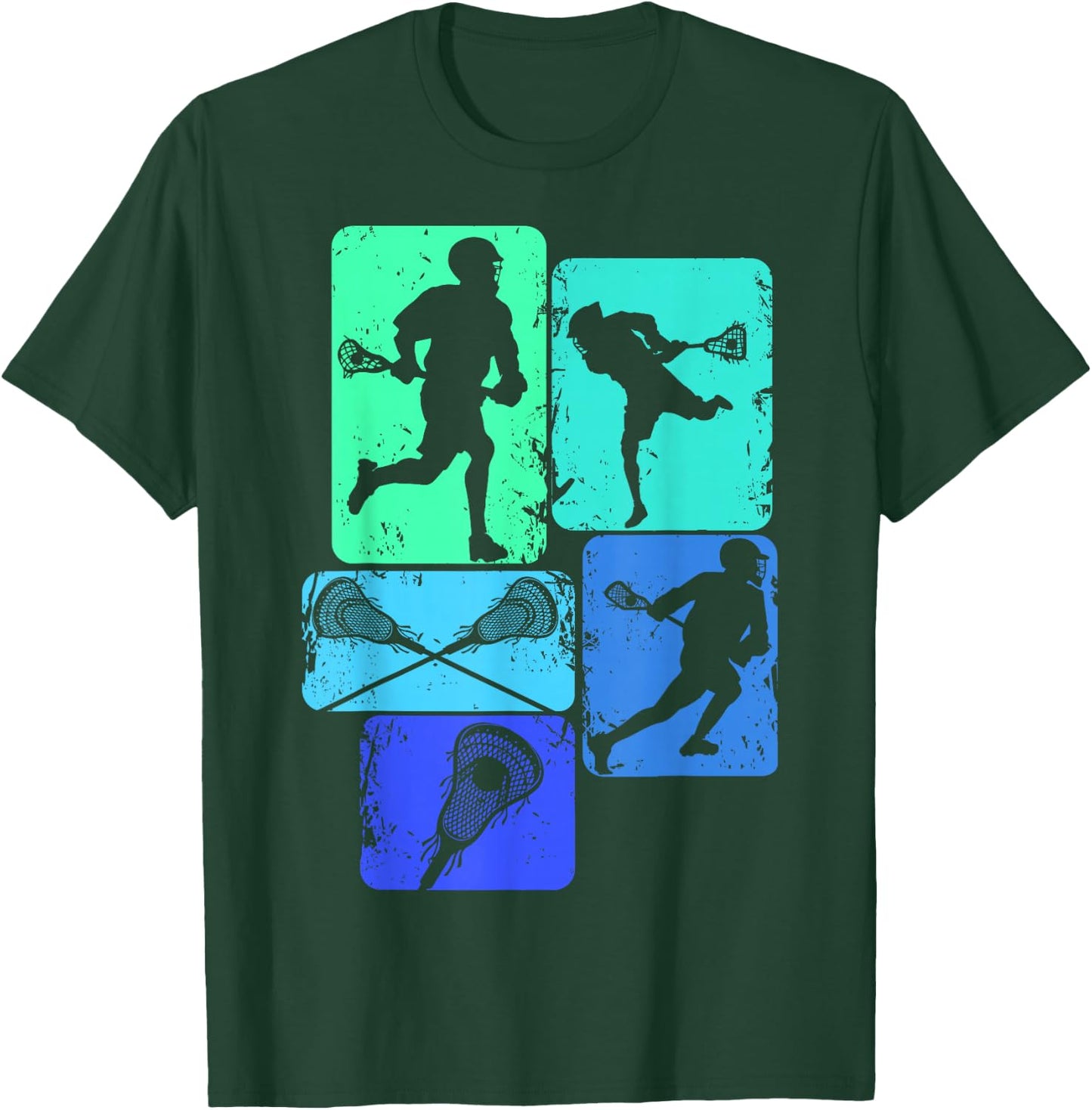 Lacrosse Boys Kids Men Youth T-Shirt - T-Shirt | Forest