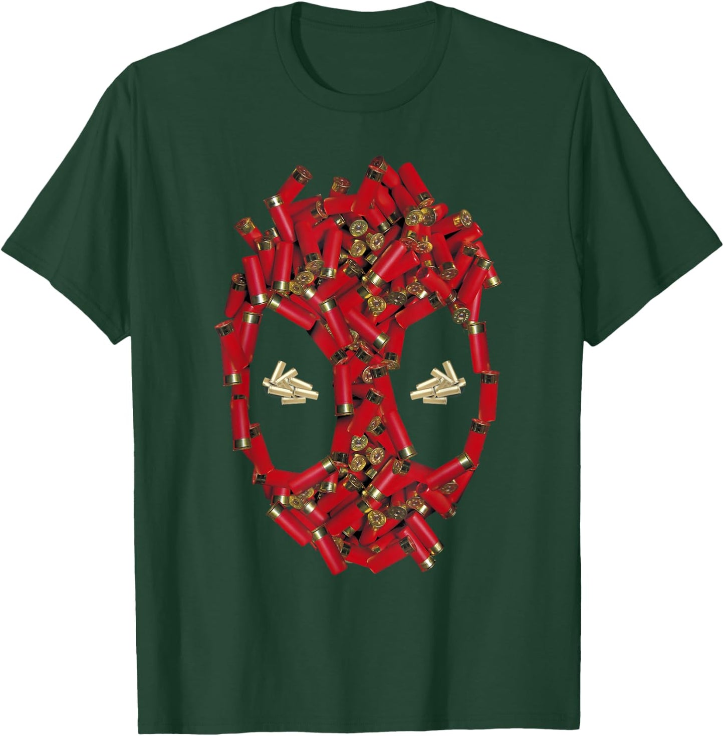 Marvel Comics Deadpool Shotgun Shell Big Face T-Shirt - T-Shirt | Forest