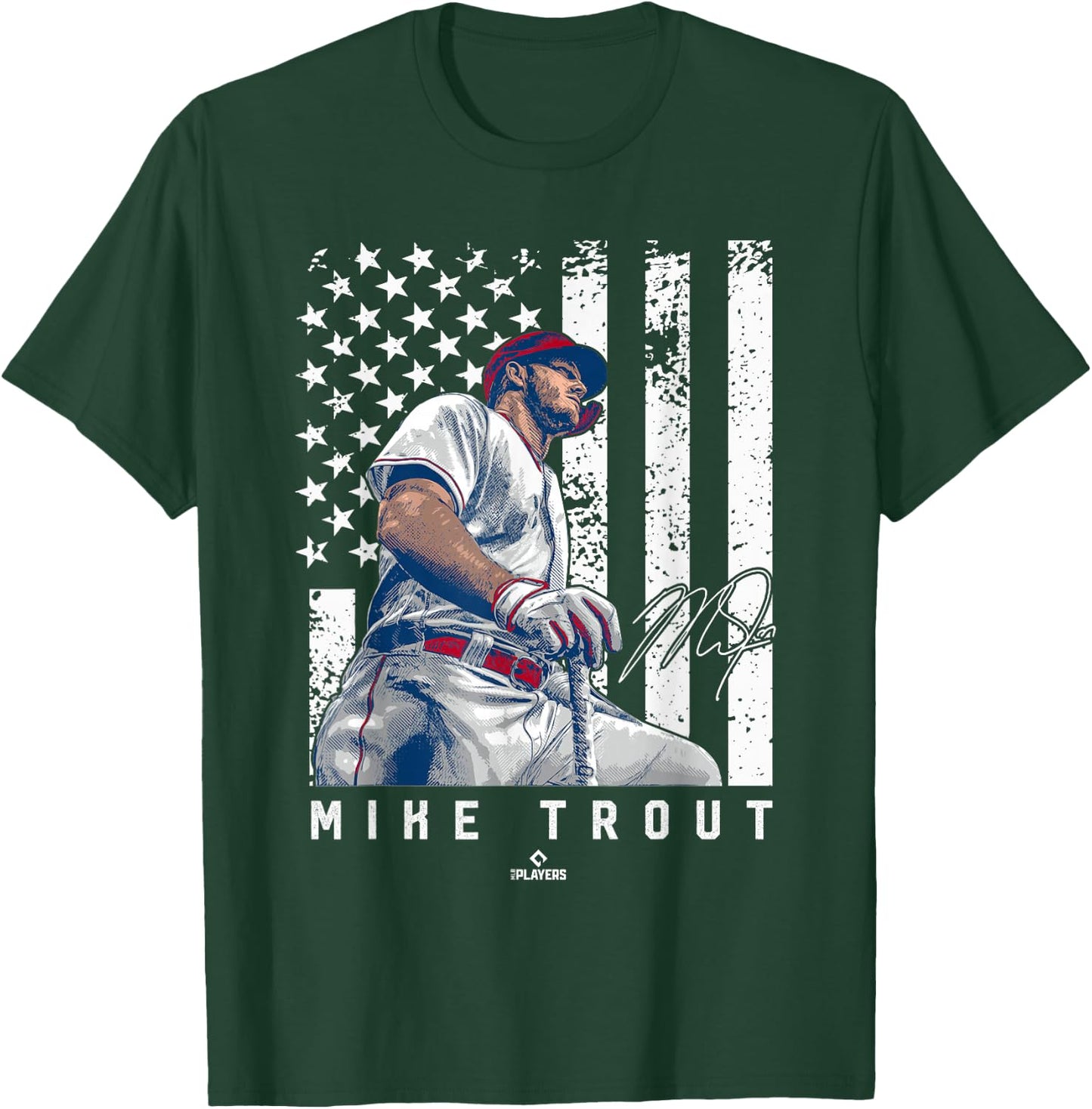 Show Your Pride Mike Trout Los Angeles MLBPA T-Shirt - T-Shirt | Forest