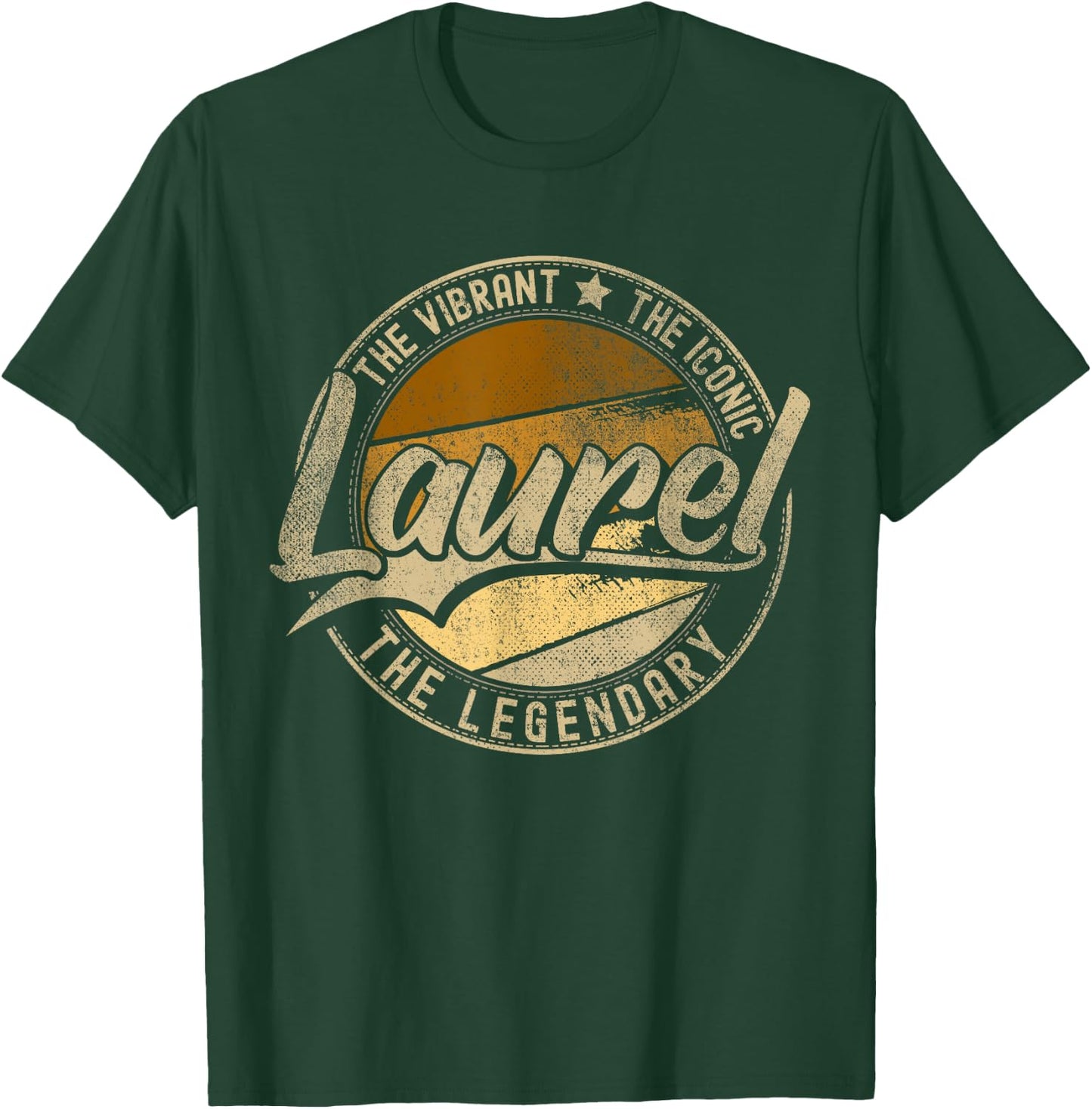 Laurel MS | Mississippi | Vintage Distressed T-Shirt - T-Shirt | Forest