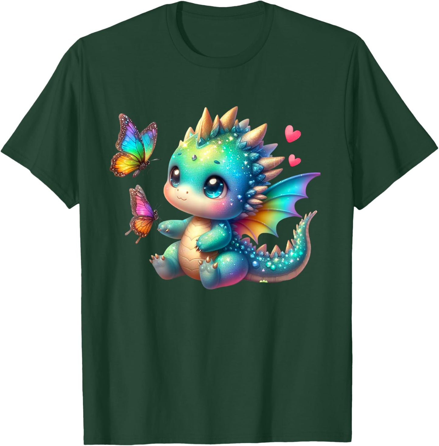 Cute Dragon funny Dragon Baby Kids Toddler Boys Girls T-Shirt - T-Shirt | Forest