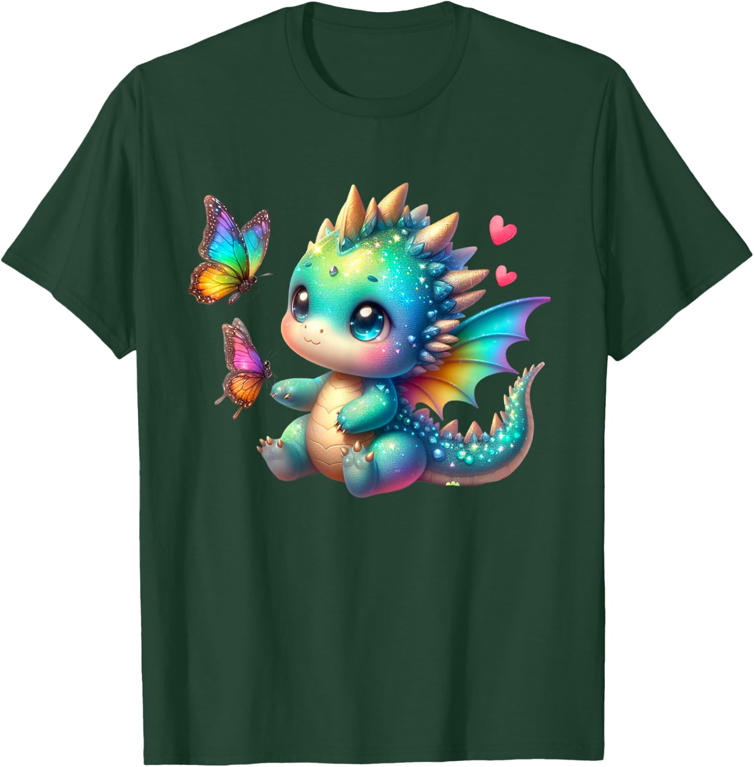 Cute Dragon funny Dragon Baby Kids Toddler Boys Girls T-Shirt - T-Shirt | Forest